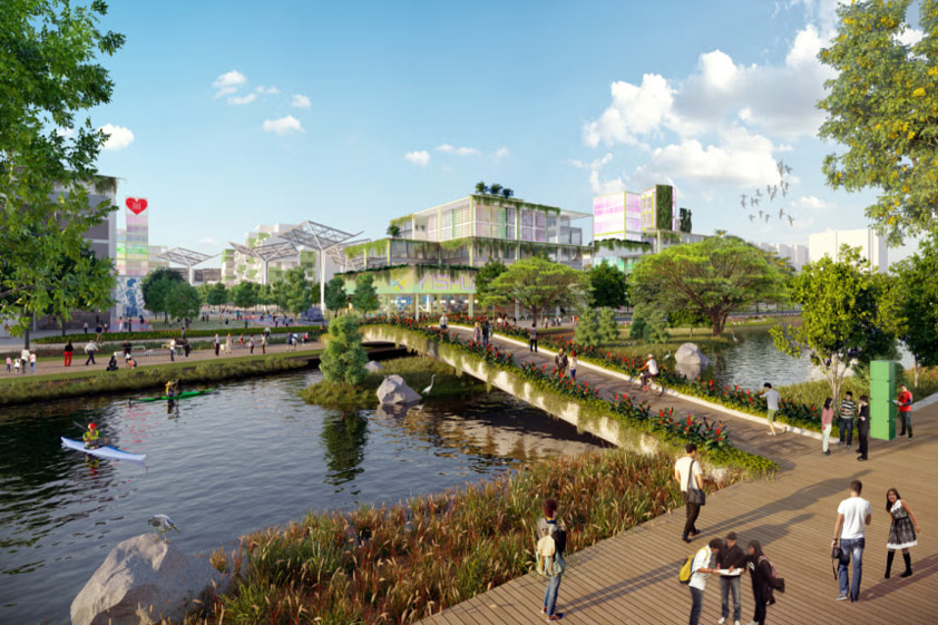 Sungei Simpang Kiri in Yishun could be transformed into a riverfront SoHo, or a place to live, work and play at, under a proposal from planning and design firm Arup
